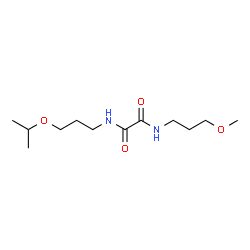 ChemSpider 2D Image | N-(3-Isopropoxypropyl)-N'-(3-methoxypropyl)ethanediamide | C12H24N2O4