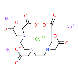 ChemSpider 2D Image | Pentetate calcium trisodium | C14H18CaN3Na3O10