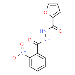 ChemSpider 2D Image | N'-(2-Nitrobenzoyl)-2-furohydrazide | C12H9N3O5