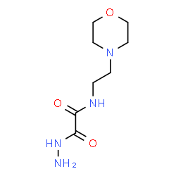 ChemSpider 2D Image | 2-Hydrazino-N-[2-(4-morpholinyl)ethyl]-2-oxoacetamide | C8H16N4O3