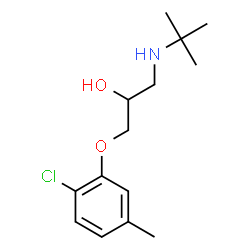 ChemSpider 2D Image | Bupranolol | C14H22ClNO2