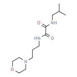 ChemSpider 2D Image | N-Isobutyl-N'-[3-(4-morpholinyl)propyl]ethanediamide | C13H25N3O3