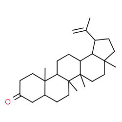 ChemSpider 2D Image | 1-Isopropenyl-3a,5a,5b,11a-tetramethyl-icosahydro-cyclopenta[a]chrysen-9-one | C28H44O
