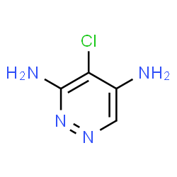 ChemSpider 2D Image | 4-Chloro-3,5-pyridazinediamine | C4H5ClN4