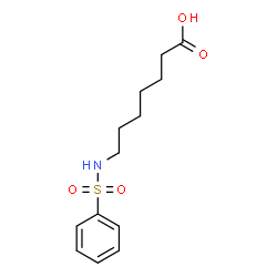 ChemSpider 2D Image | 7-[(Phenylsulfonyl)amino]heptanoic acid | C13H19NO4S