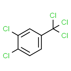 ChemSpider 2D Image | 1,2-Dichloro-4-(trichloromethyl)benzene | C7H3Cl5