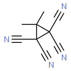 ChemSpider 2D Image | 3,3-Dimethyl-1,1,2,2-cyclopropanetetracarbonitrile | C9H6N4