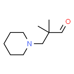 ChemSpider 2D Image | 2,2-Dimethyl-3-(1-piperidinyl)propanal | C10H19NO