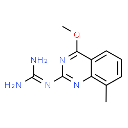 ChemSpider 2D Image | 1-(4-methoxy-8-methylquinazolin-2-yl)guanidine | C11H13N5O