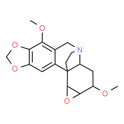 ChemSpider 2D Image | 3,7-Dimethoxy-1,2-epoxycrinan | C18H21NO5