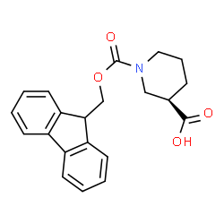 ChemSpider 2D Image | (R)-Fmoc-Nip-OH | C21H21NO4