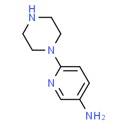ChemSpider 2D Image | 6-(1-Piperazinyl)-3-pyridinamine | C9H14N4