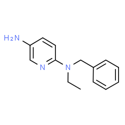 ChemSpider 2D Image | N2-Benzyl-N2-ethylpyridine-2,5-diamine | C14H17N3