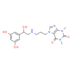 ChemSpider 2D Image | Reproterol | C18H23N5O5
