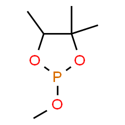 ChemSpider 2D Image | 2-Methoxy-4,4,5-trimethyl-1,3,2-dioxaphospholane | C6H13O3P