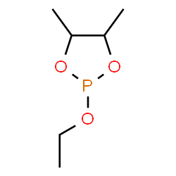 ChemSpider 2D Image | 2-Ethoxy-4,5-dimethyl-1,3,2-dioxaphospholane | C6H13O3P