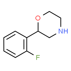 ChemSpider 2D Image | 2-(2-Fluorophenyl)morpholine | C10H12FNO