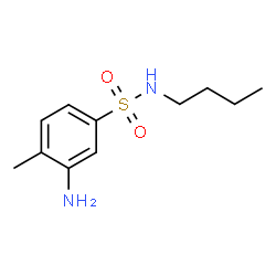 ChemSpider 2D Image | 3-Amino-N-butyl-4-methylbenzenesulfonamide | C11H18N2O2S