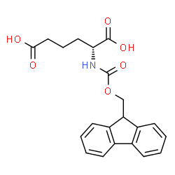 ChemSpider 2D Image | Fmoc-D-2-aminoadipic acid | C21H21NO6