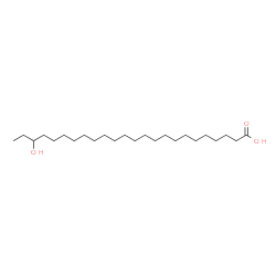 ChemSpider 2D Image | 22-Hydroxytetracosanoic acid | C24H48O3