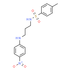 ChemSpider 2D Image | 4-Methyl-N-{3-[(4-nitrophenyl)amino]propyl}benzenesulfonamide | C16H19N3O4S
