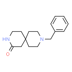 ChemSpider 2D Image | 9-Benzyl-3,9-diazaspiro[5.5]undecan-2-one | C16H22N2O