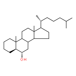 ChemSpider 2D Image | (5alpha,6alpha,8xi,9xi,10xi,13xi,14xi,17xi)-Cholestan-6-ol | C27H48O