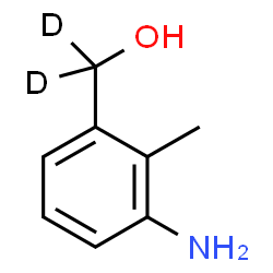 ChemSpider 2D Image | 3-Amino-2-methyl-benzyl-d2 Alcohol | C8H9D2NO