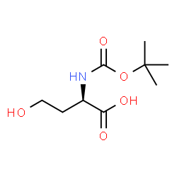 ChemSpider 2D Image | Boc-D-Homoserine | C9H17NO5