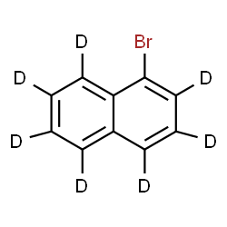 ChemSpider 2D Image | 1-Bromonaphthalene-d7 | C10D7Br