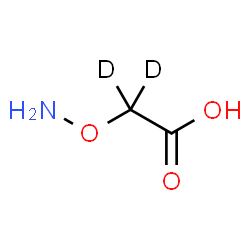 ChemSpider 2D Image | (Aminooxy)(~2~H_2_)acetic acid | C2H3D2NO3