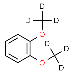 ChemSpider 2D Image | 1,2-Bis[(~2~H_3_)methyloxy]benzene | C8H4D6O2