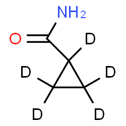 ChemSpider 2D Image | (~2~H_5_)Cyclopropanecarboxamide | C4H2D5NO