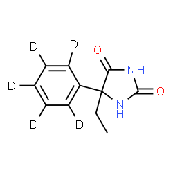 ChemSpider 2D Image | N-Desmethyl Mephenytoin-d5 | C11H7D5N2O2
