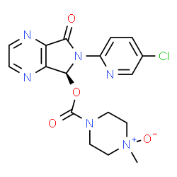 ChemSpider 2D Image | Eszopiclone N-oxide | C17H17ClN6O4