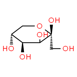 ChemSpider 2D Image | (3xi)-beta-D-threo-Hex-2-ulopyranose | C6H12O6