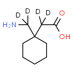 ChemSpider 2D Image | Gabapentin-d4 | C9H13D4NO2