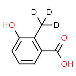 ChemSpider 2D Image | 3-Hydroxy-2-(~2~H_3_)methylbenzoic acid | C8H5D3O3