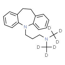 ChemSpider 2D Image | Imipramine-d6 | C19H18D6N2