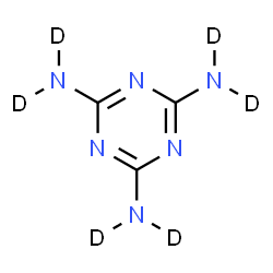ChemSpider 2D Image | Melamine-d6 | C3D6N6
