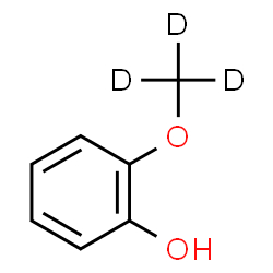 ChemSpider 2D Image | 2-[(~2~H_3_)Methyloxy]phenol | C7H5D3O2