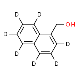 ChemSpider 2D Image | (~2~H_7_)-1-Naphthylmethanol | C11H3D7O
