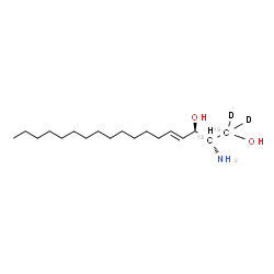 ChemSpider 2D Image | Sphingosine-13C2-d2 (d18:1) | C1613C2H35D2NO2