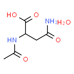 ChemSpider 2D Image | N~2~-Acetylasparagine hydrate (1:1) | C6H12N2O5