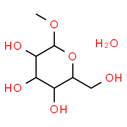 ChemSpider 2D Image | Methyl hexopyranoside hydrate (1:1) | C7H16O7
