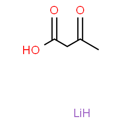 ChemSpider 2D Image | 3-Oxobutanoic acid - lithium (1:1) | C4H6LiO3