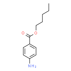 ChemSpider 2D Image | N-AMYL 4-AMINOBENZOATE | C12H17NO2
