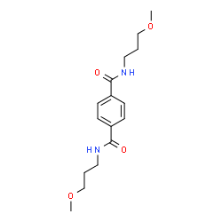 ChemSpider 2D Image | N,N'-Bis(3-methoxypropyl)terephthalamide | C16H24N2O4