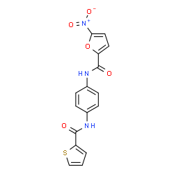 ChemSpider 2D Image | 5-Nitro-N-{4-[(2-thienylcarbonyl)amino]phenyl}-2-furamide | C16H11N3O5S