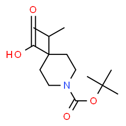 ChemSpider 2D Image | 1-(tert-Butoxycarbonyl)-4-isopropyl-4-piperidinecarboxylic acid | C14H25NO4
